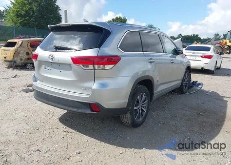 2018 Toyota Highlander Xle from USA, damaged, VIN 5TDKZRFH5JS541401